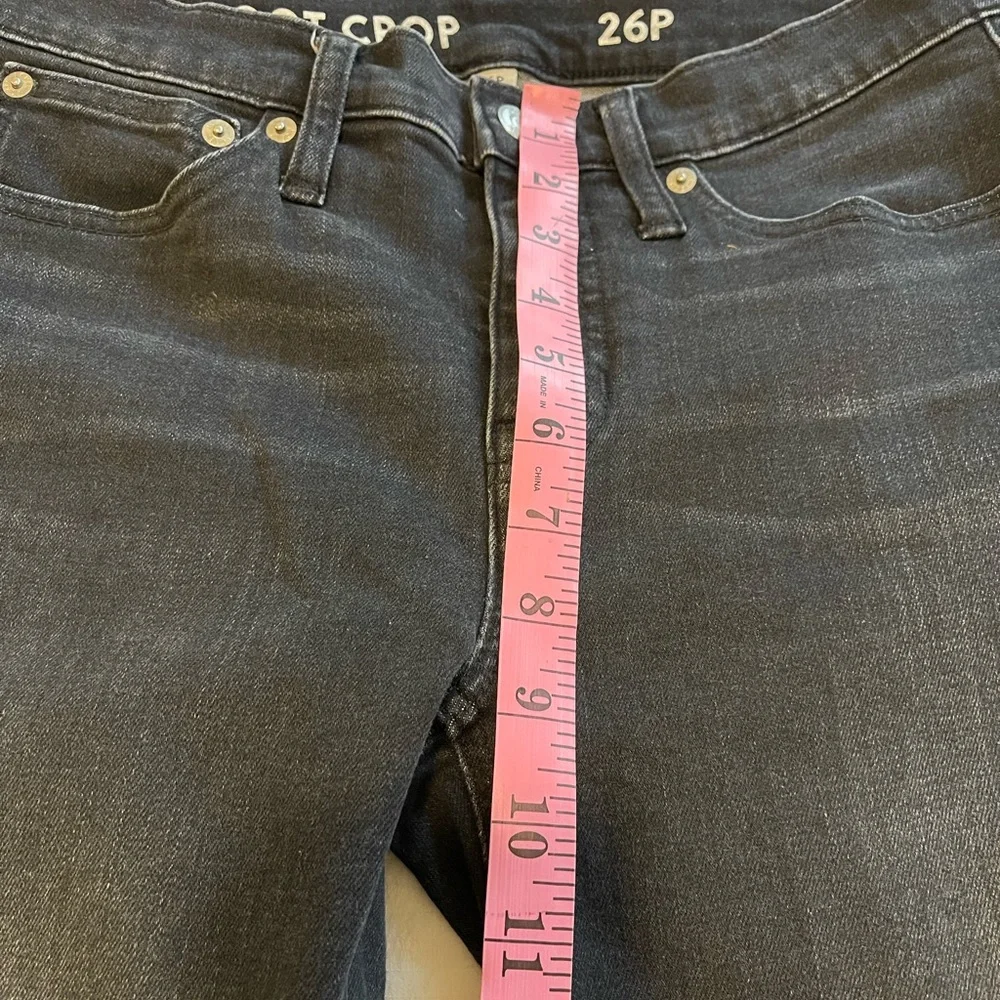 J.Crew Women's Black Demi Crop Boot Jeans 26P - Picture 5 of 9